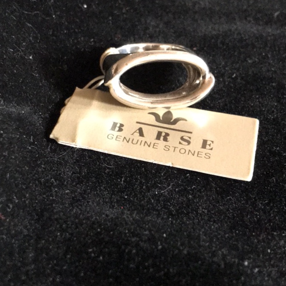 Barse Open Stoneless Oval Sterling Silver Ring 7.5